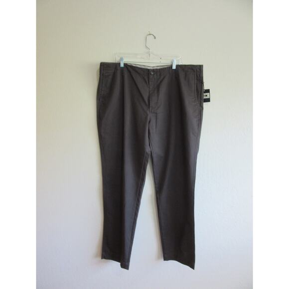 Two Pair Joseph Abboud Gray and Blue Chino 44x34 100% Cotton Pants NWT - Picture 6 of 10